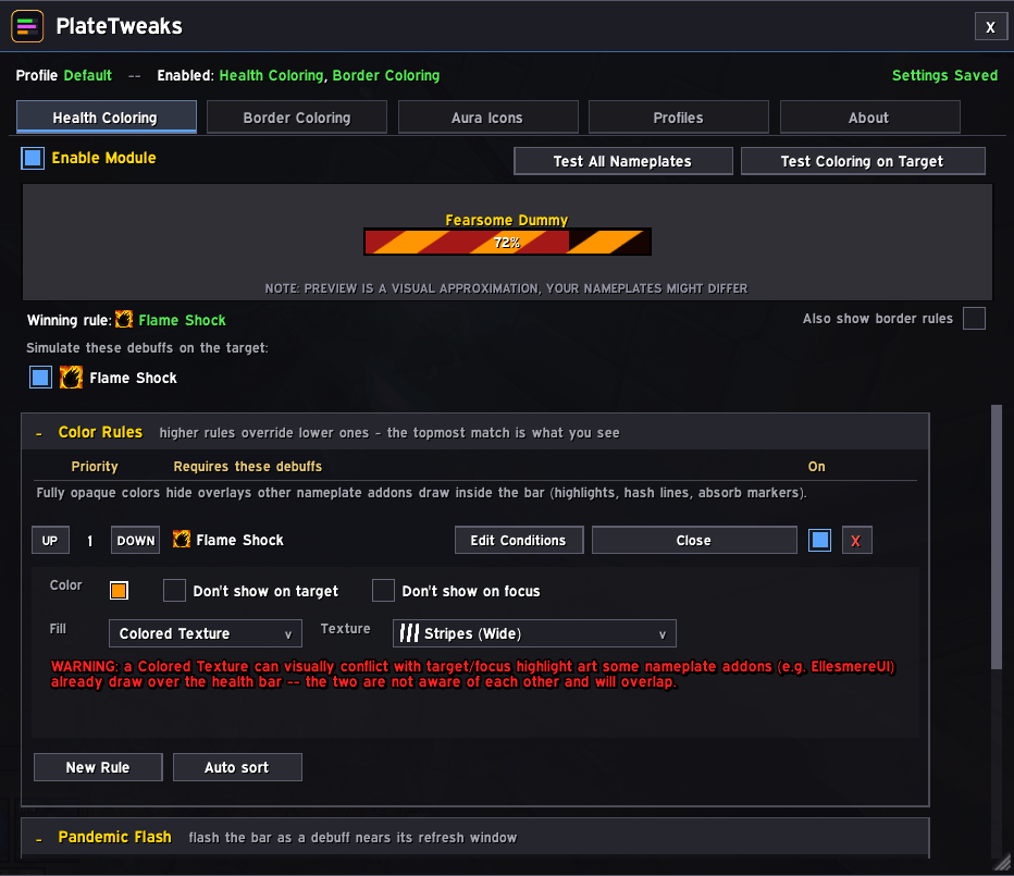 Thumbnail Allows texture overlay instead of healthbar-tinting