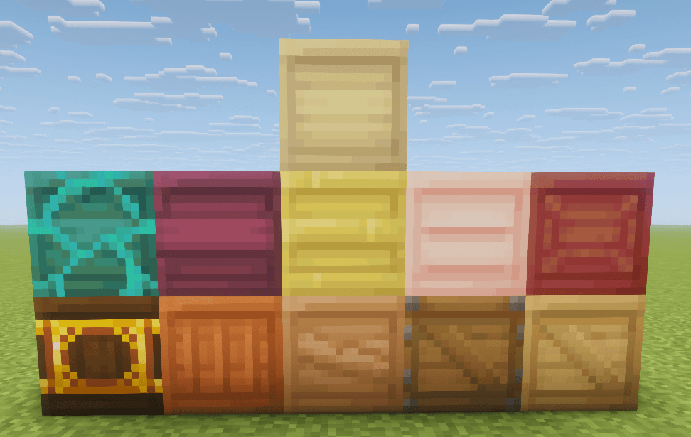 Every Small Crate variation in vanilla