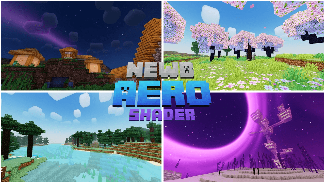 Newb Aero Shader – RenderDragon Shader screenshot active