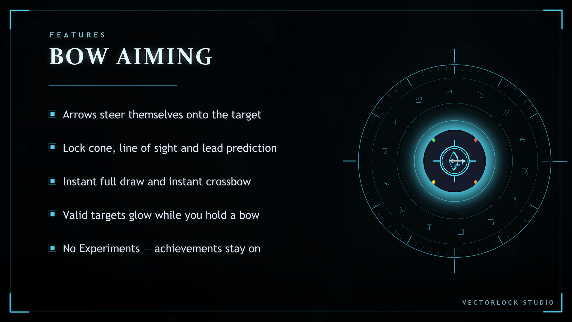 🏹 VectorLock: Bow Aiming — arrows that follow the target — screenshot 2