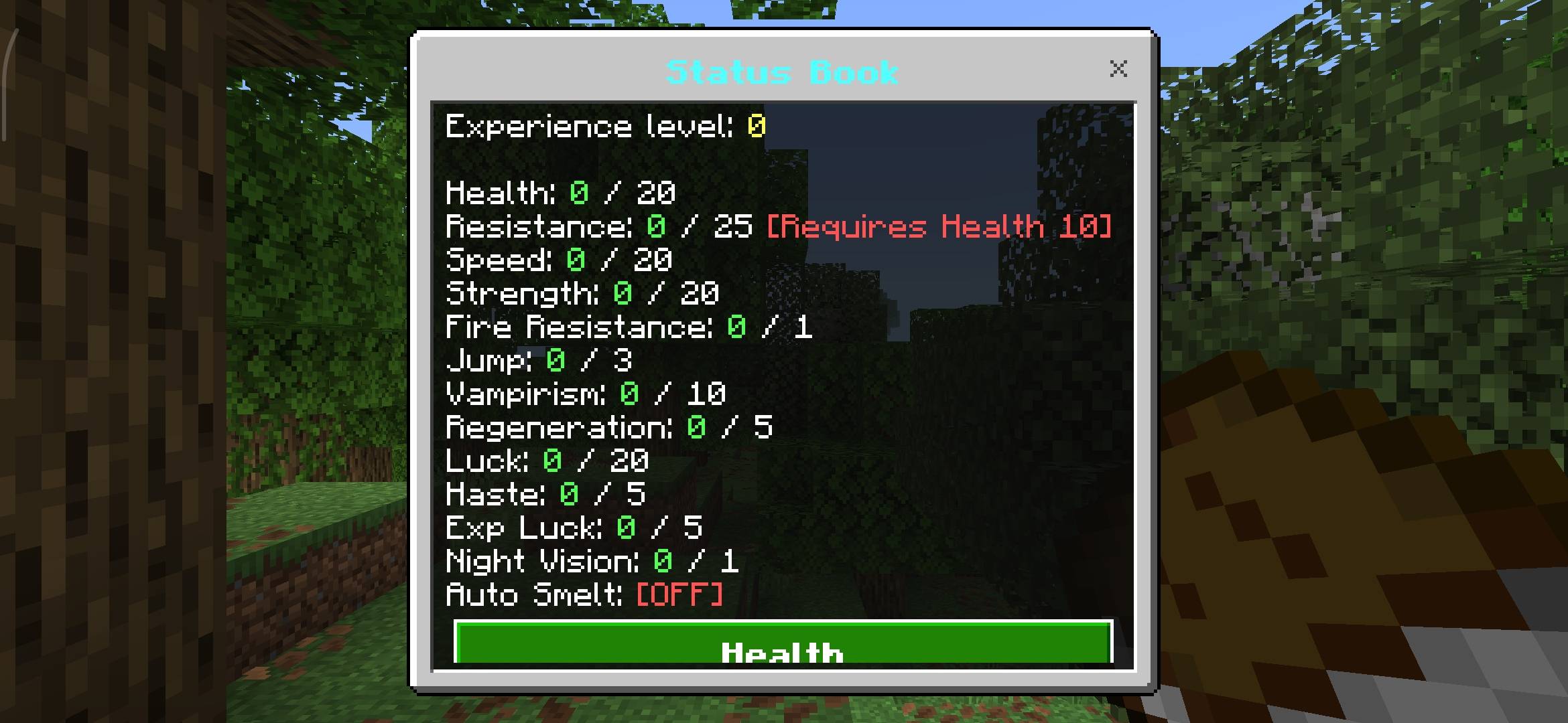 Status book — screenshot 1