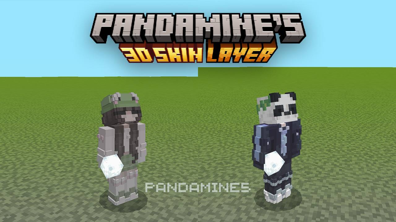 PandaMine's 3D Skin Layer - A&S Compatible (Vanilla + Actions & Stuff Support) screenshot active