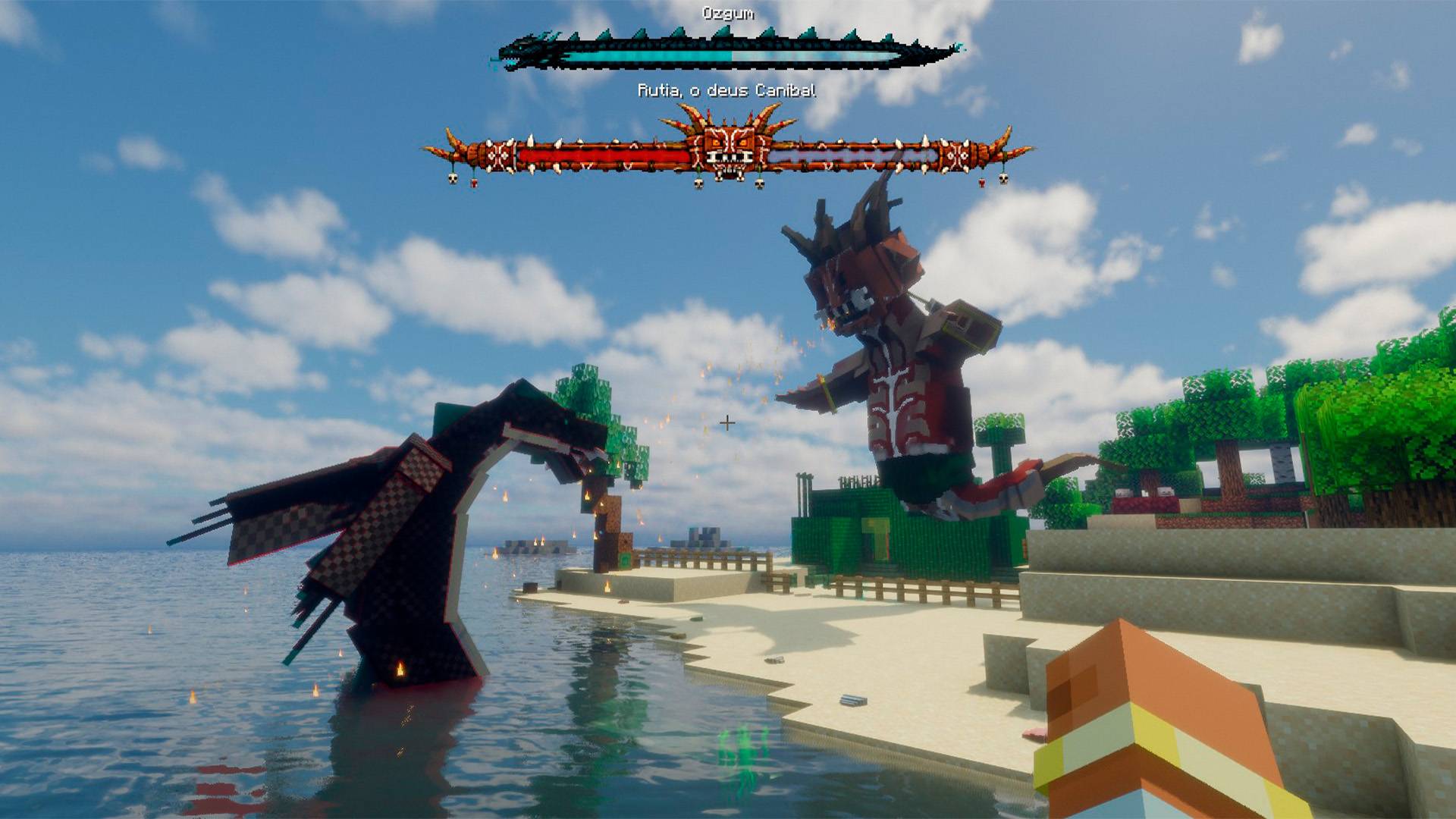 Ever wondered who would win? The two giants side by side—who are you rooting for?