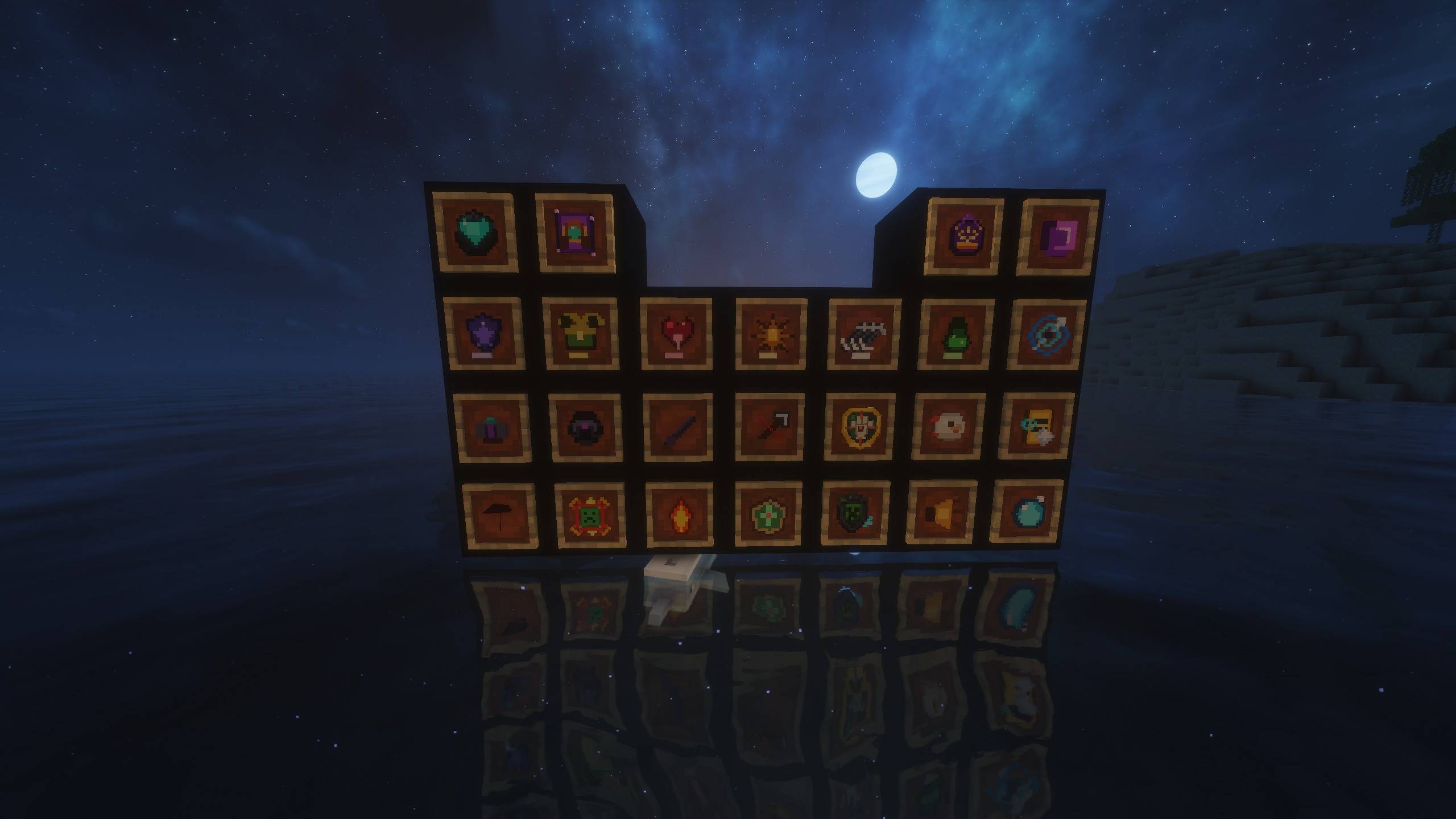 Thumbnail A showcase of the fully upgraded items available in Tame Every Mob 1.2.