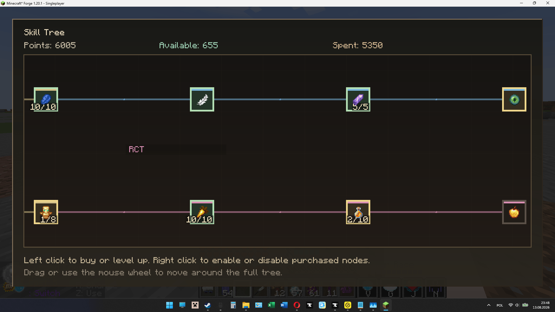 Cursed technique and RCT branches.
Those two branches have their "ultimate"(separate cds and rct "revive" perks at the end, you can pick only one).
Among those upgrades you have damage cap and up to 20% ce discount.