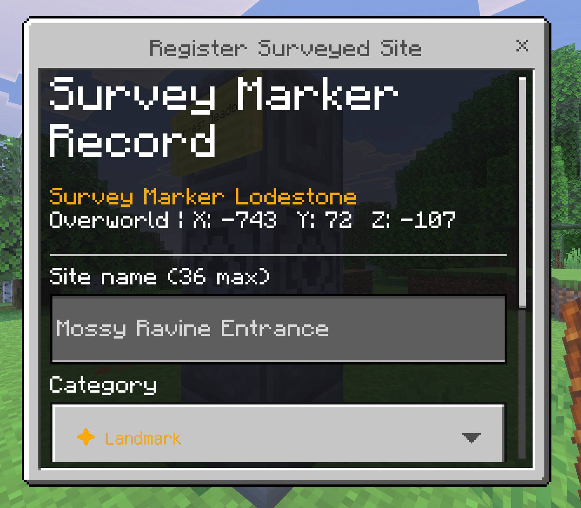 Record Location In Explorers Notebook