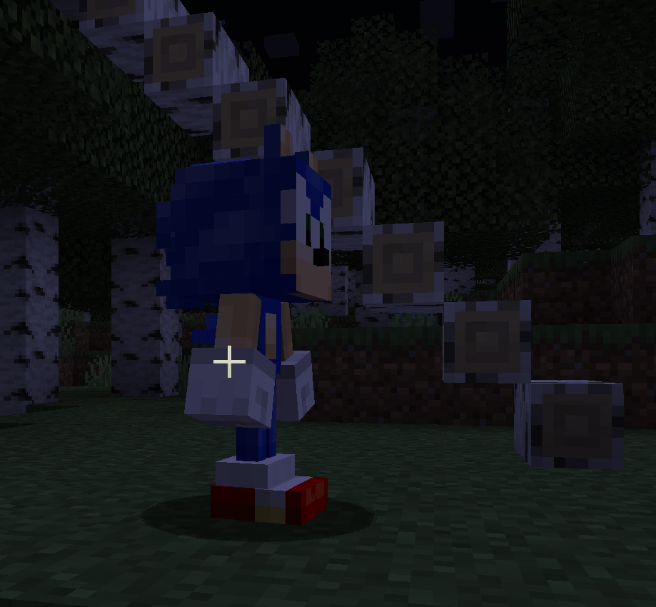 Meet sonic and his friends on Minecraft!