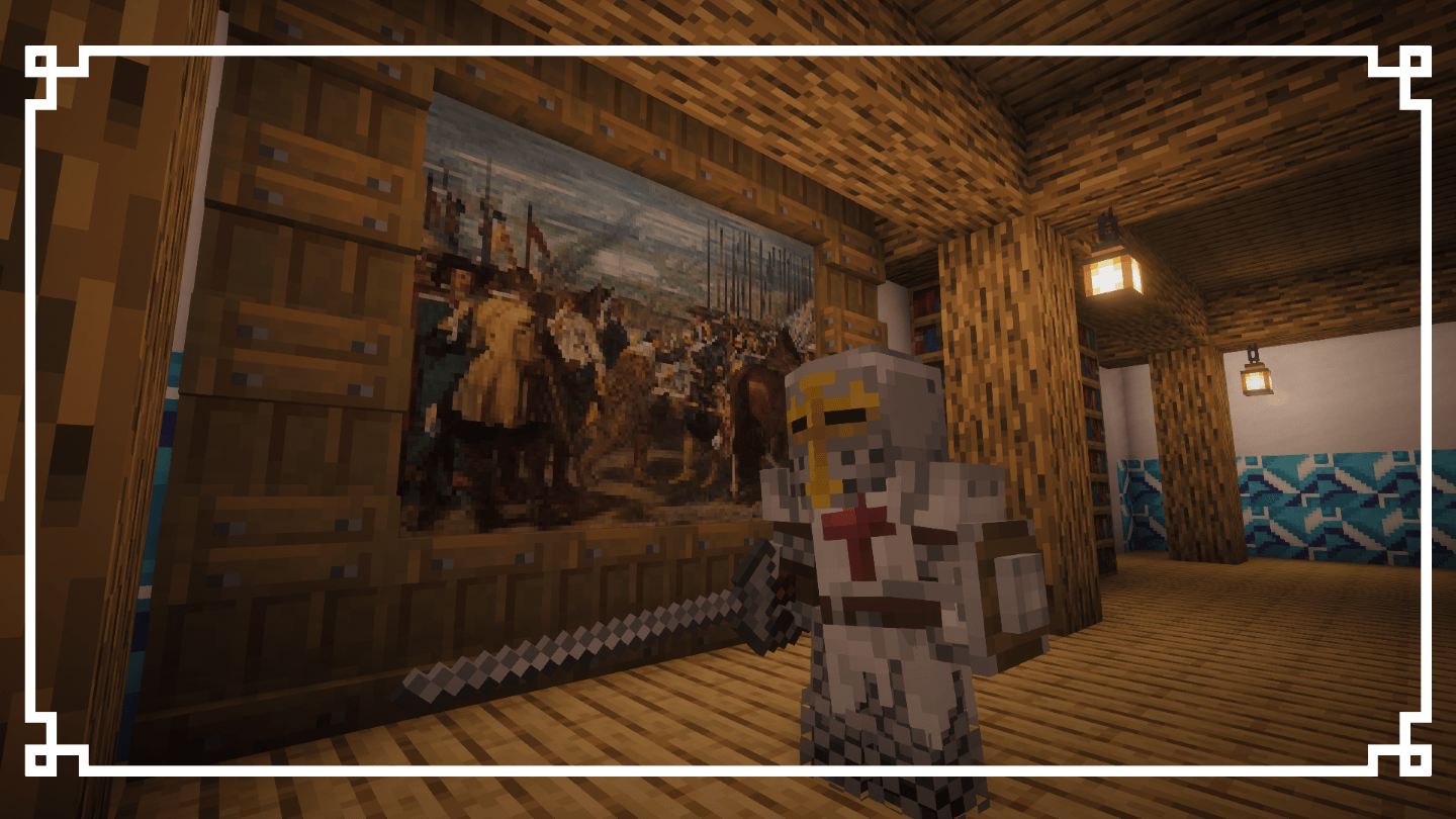 Crusader warriors and equipment