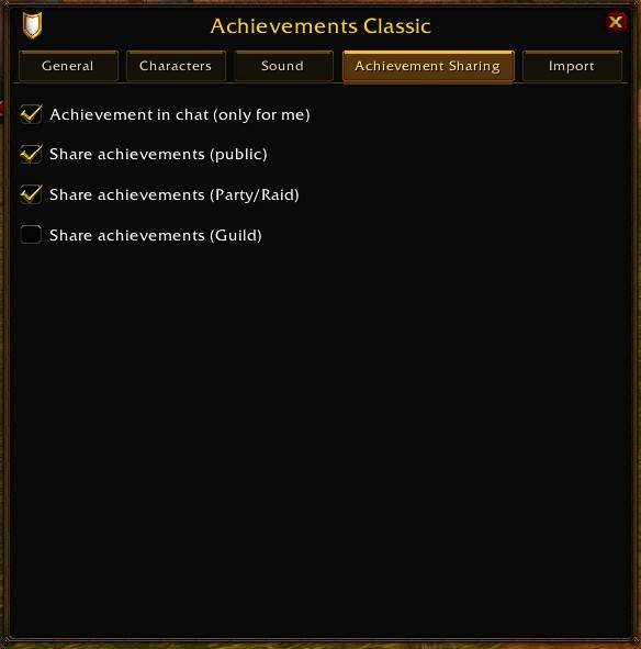 Achievements Classic