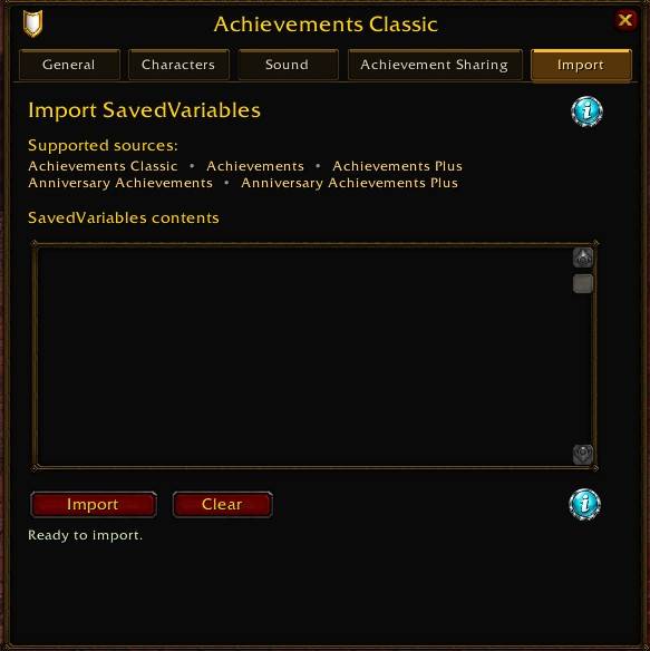 Achievements Classic