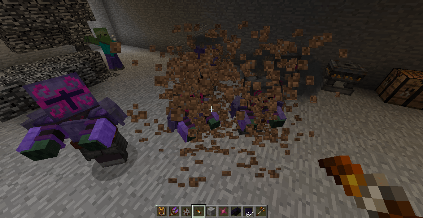 Ichorium Claw banishing mobs