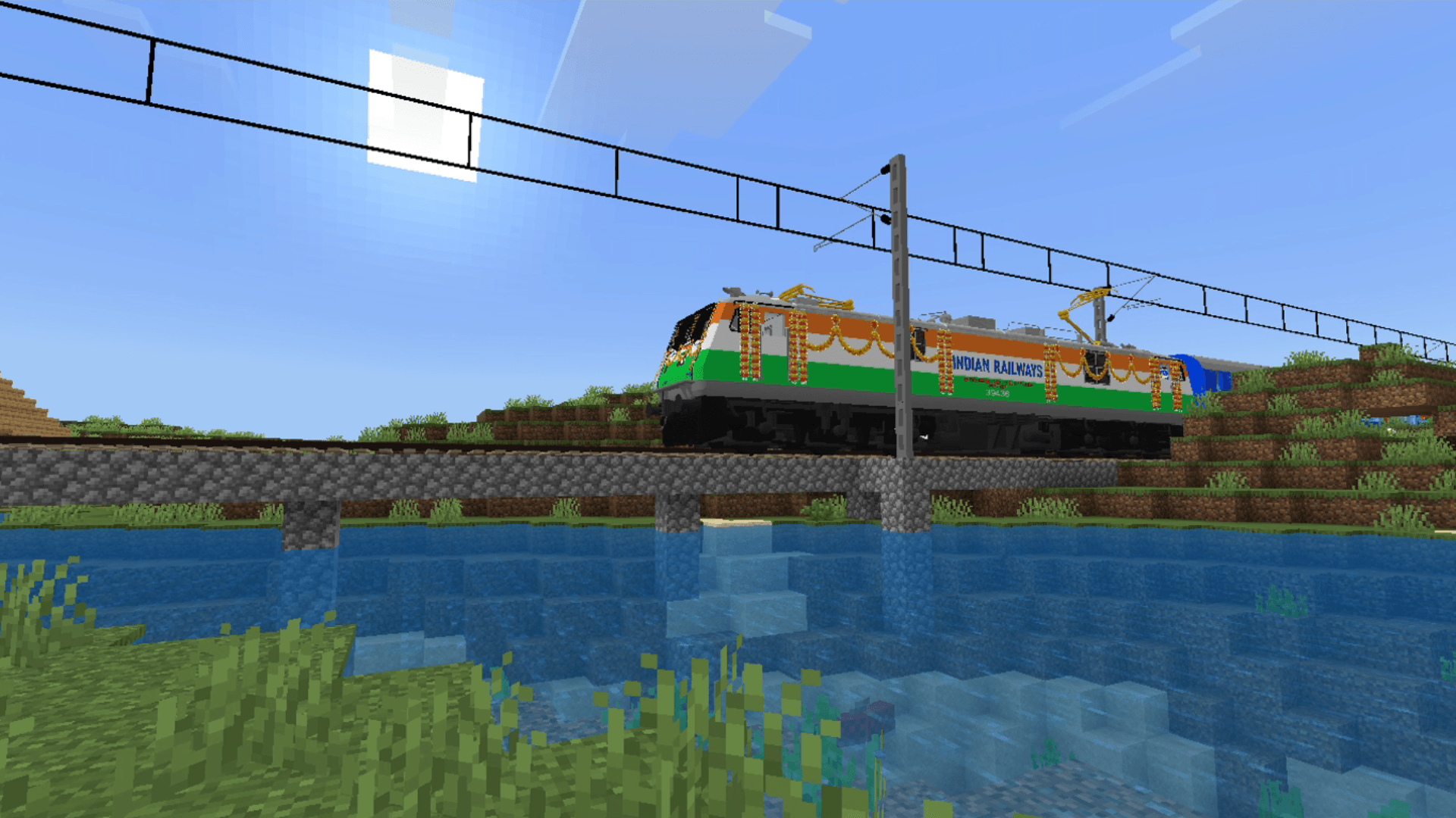 WAP-7 Independence Day Special Tricolor Livery — screenshot 7