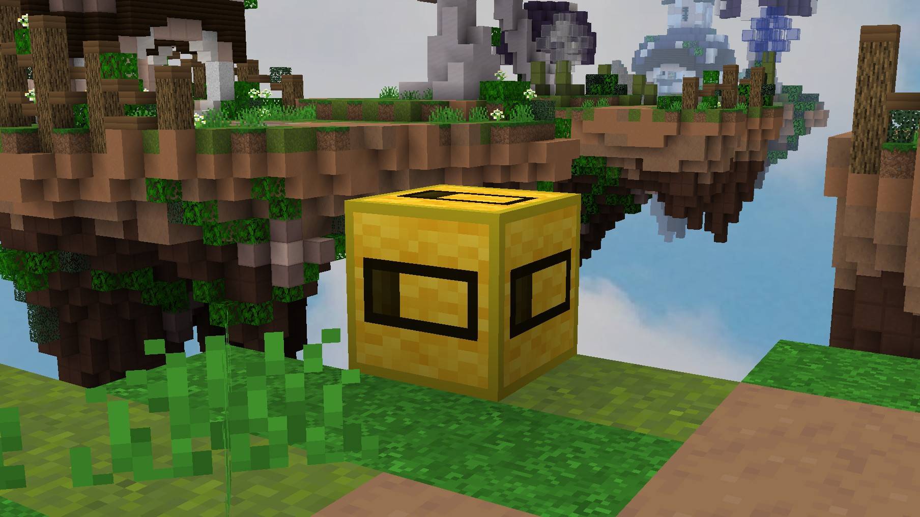 Thumbnail To easily tell how close you are to breaking a block. Really useful when breaking blocks like "Endstone" or "Obsidian"