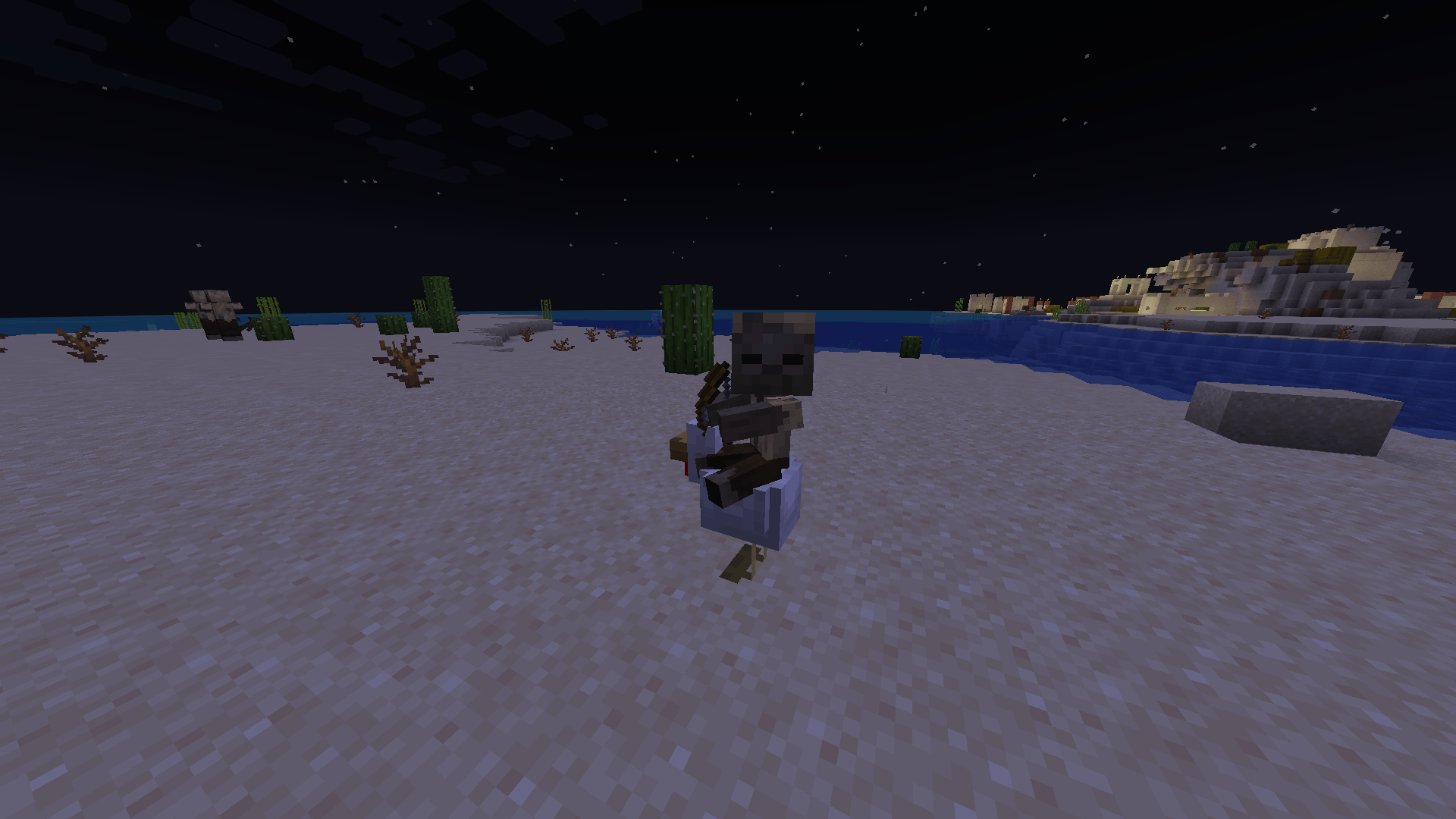 Thumbnail Chicken Jocky with a bow