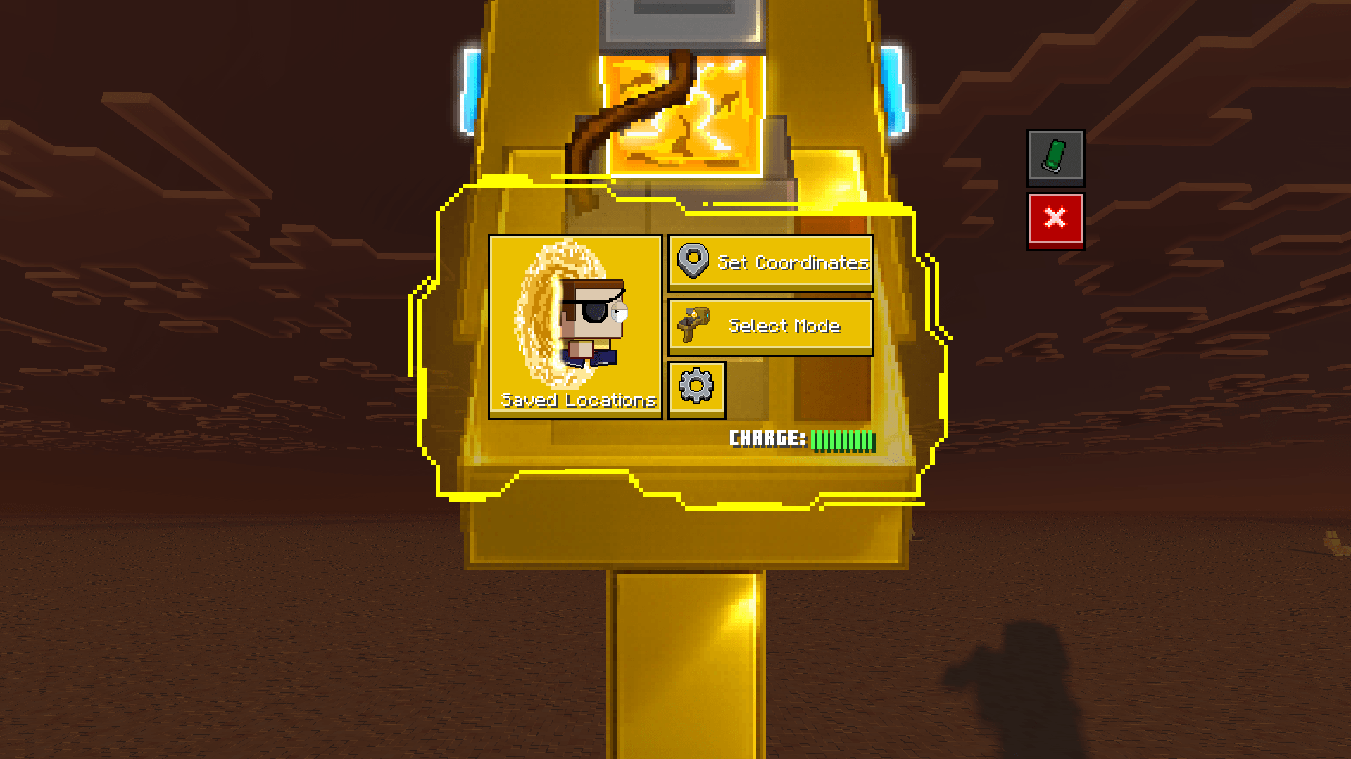 Evil Morty's Portal Gun Interface