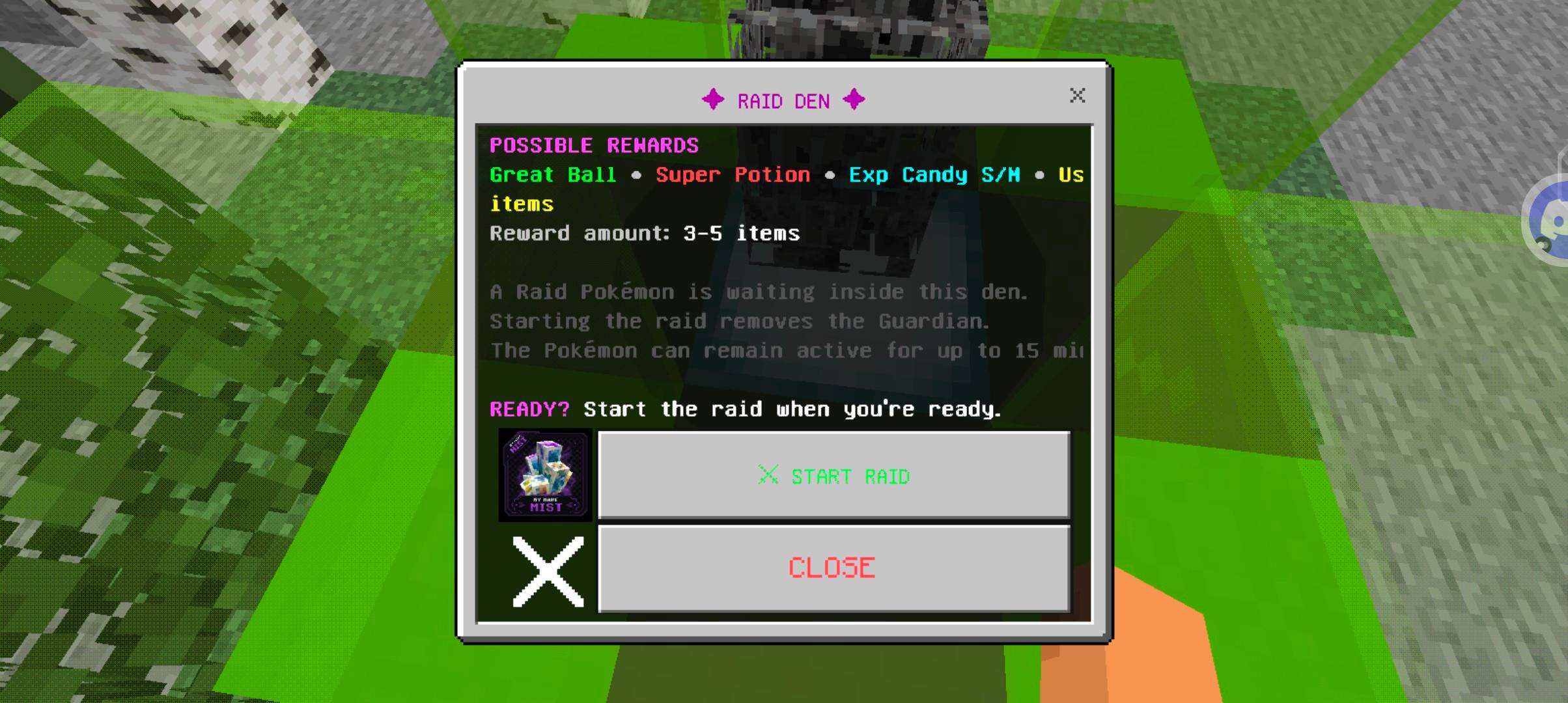 CobbleDrock Raid Den (Gym!!? Update BETA!) — screenshot 2