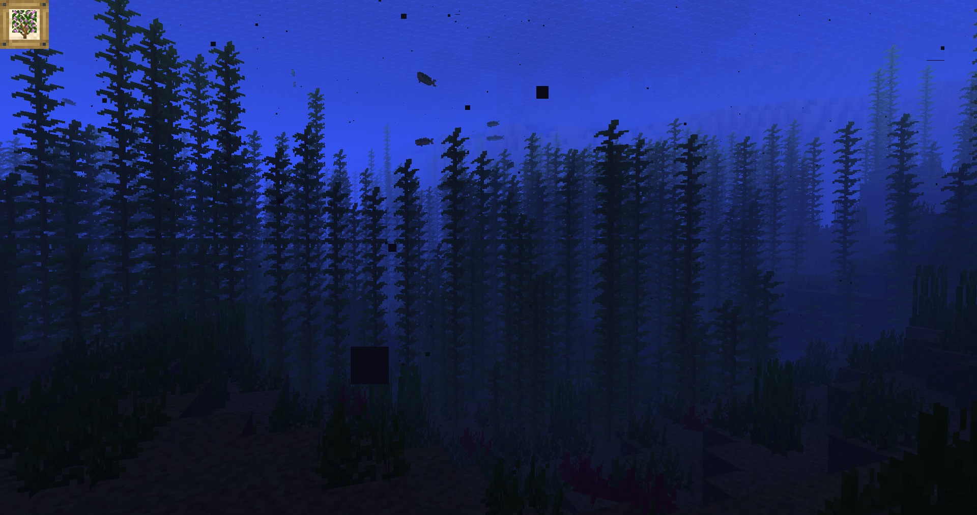 Thumbnail Looking into the kelp forests dominating Cold Ocean biomes, shared with Oceans, and to a lesser degree, Frozen Oceans.