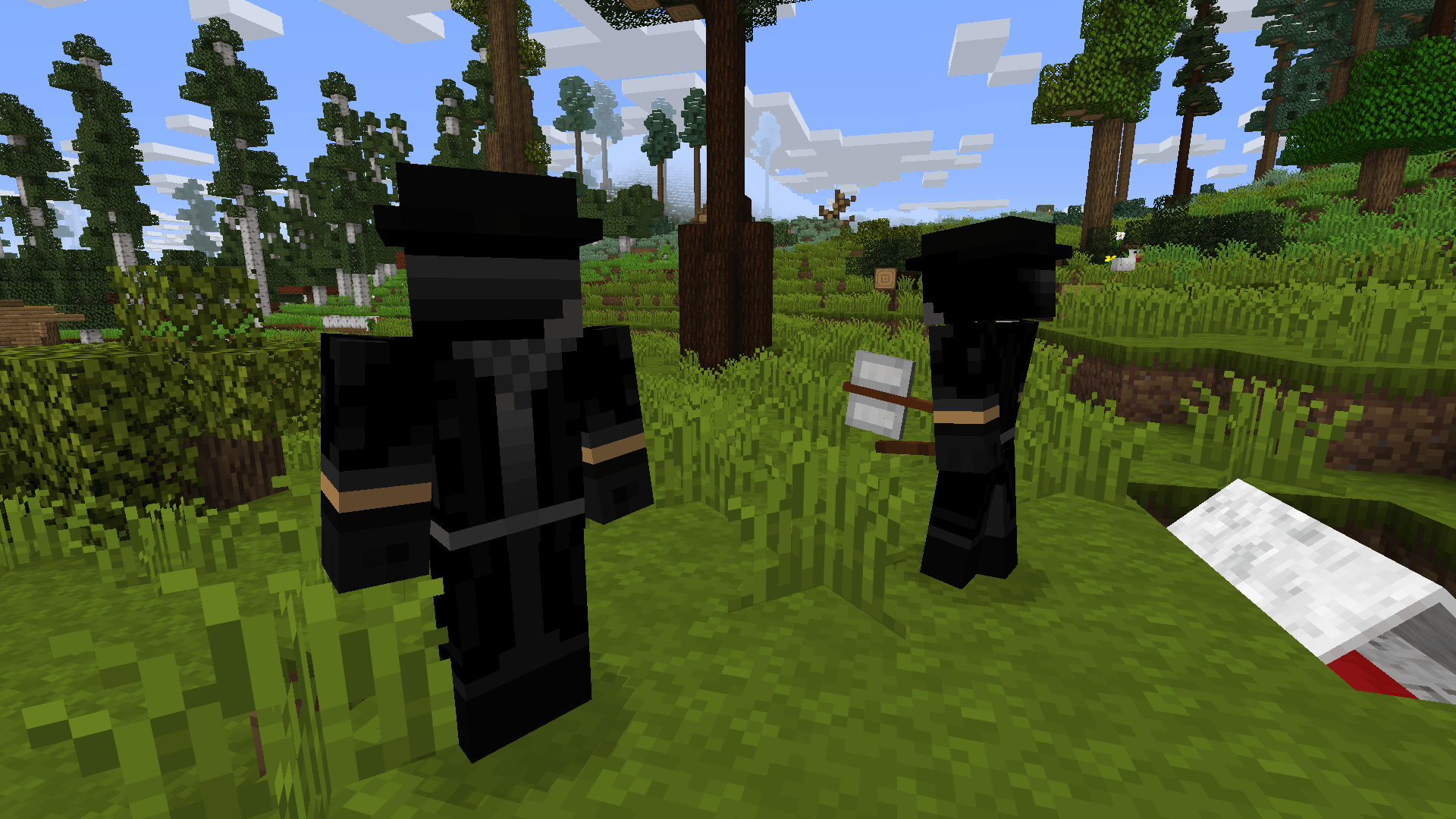 Thumbnail Couple of bros wearing matching outfits.