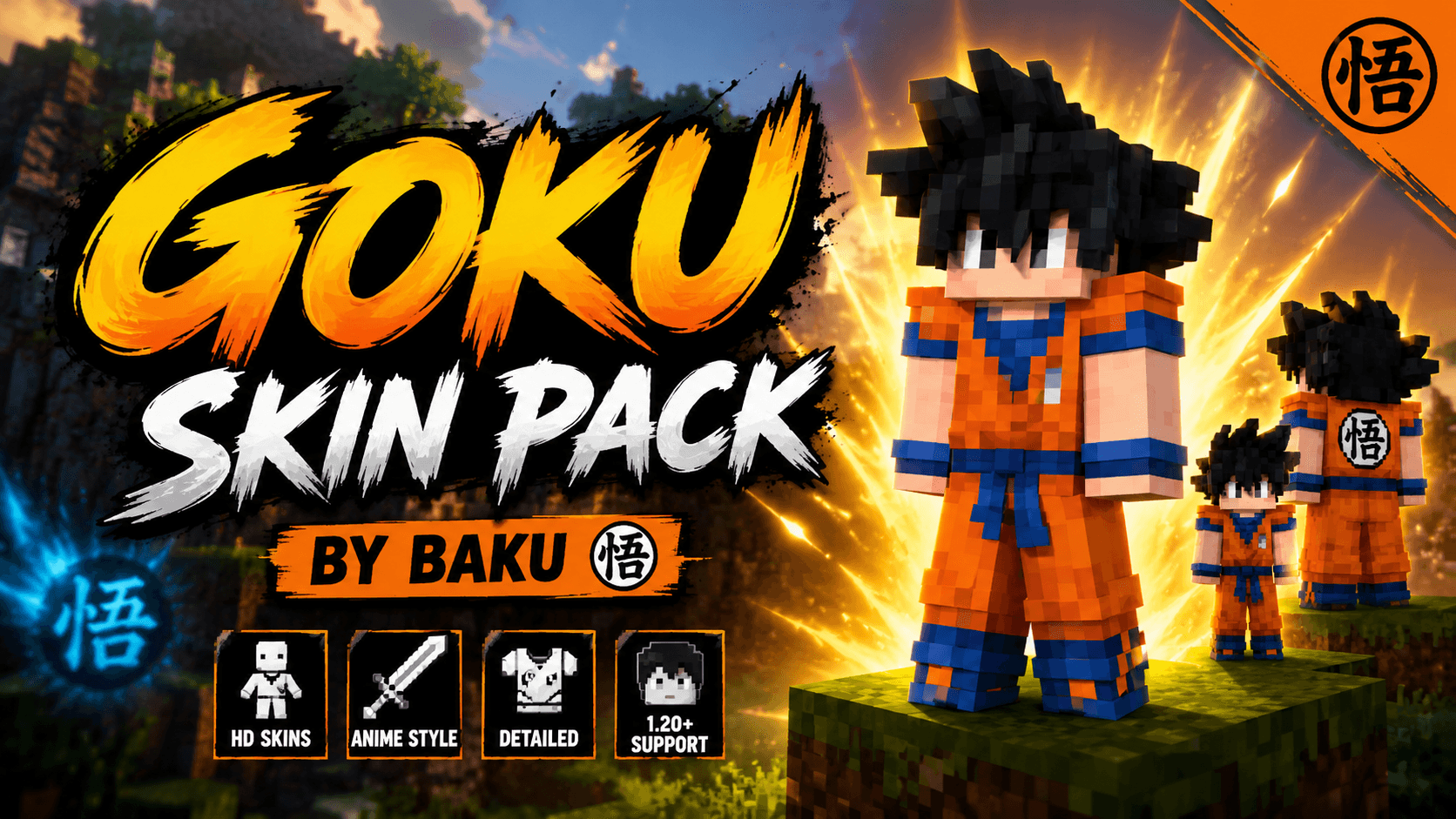 Goku skin by baku — screenshot 1