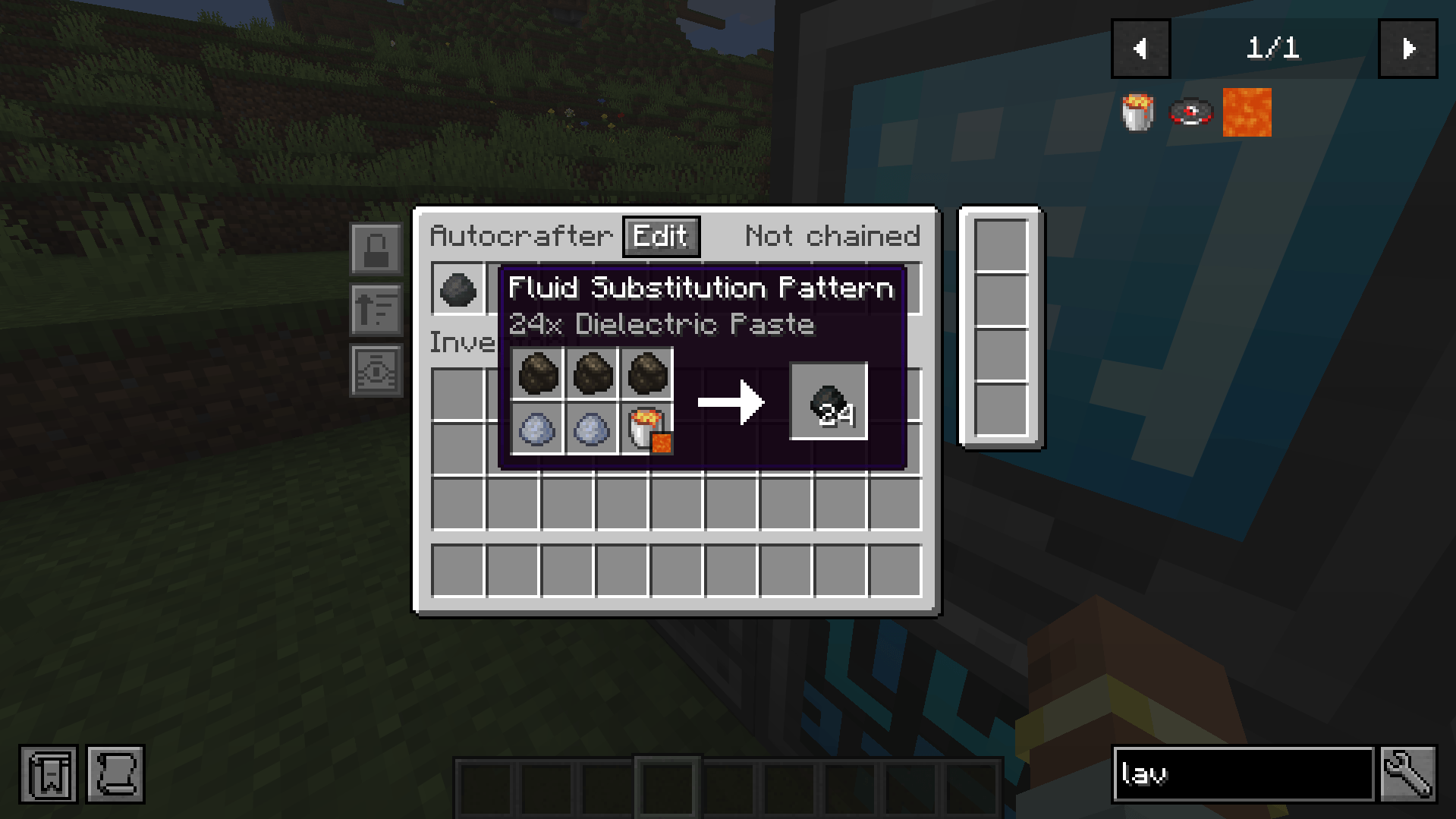 Inside an Autocrafter