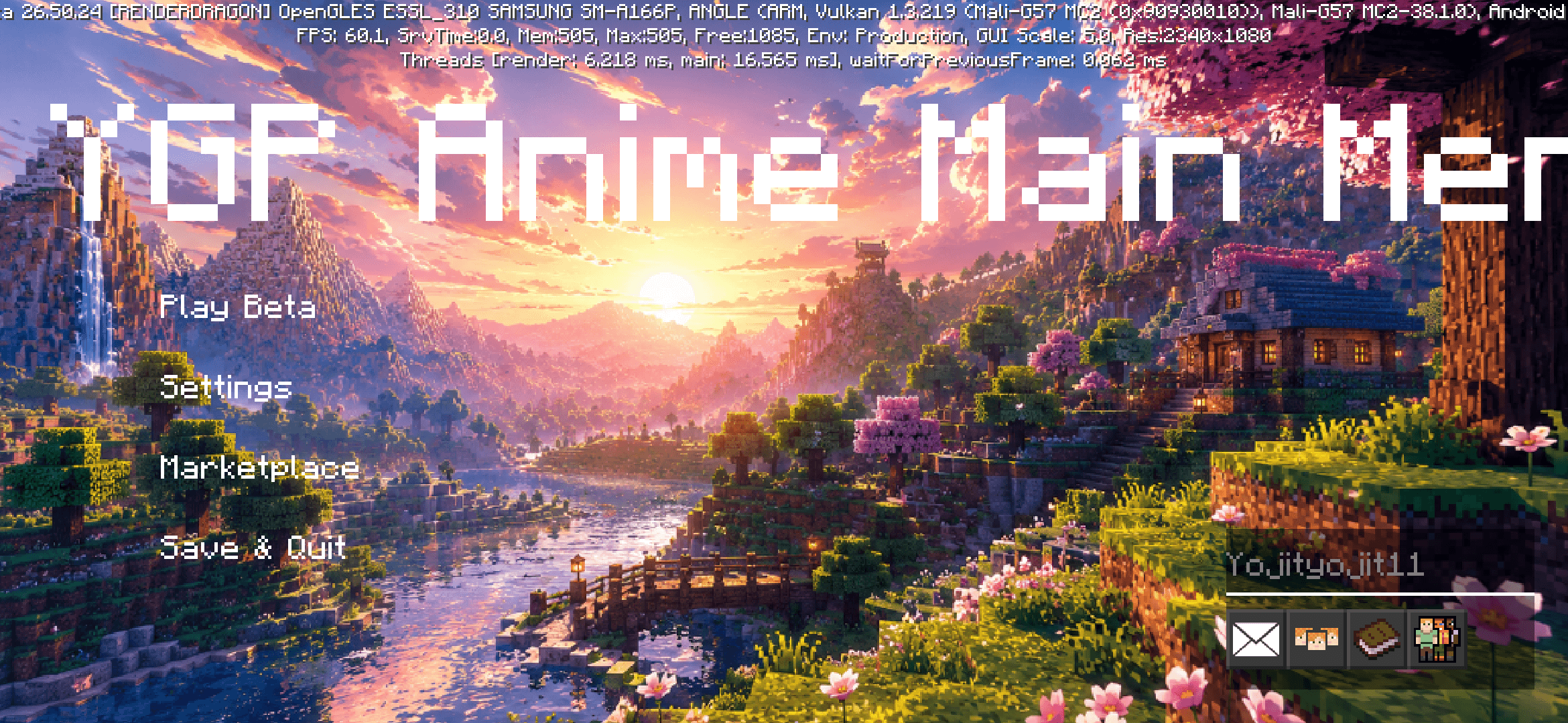 YGP Anime Main Menu — screenshot 1