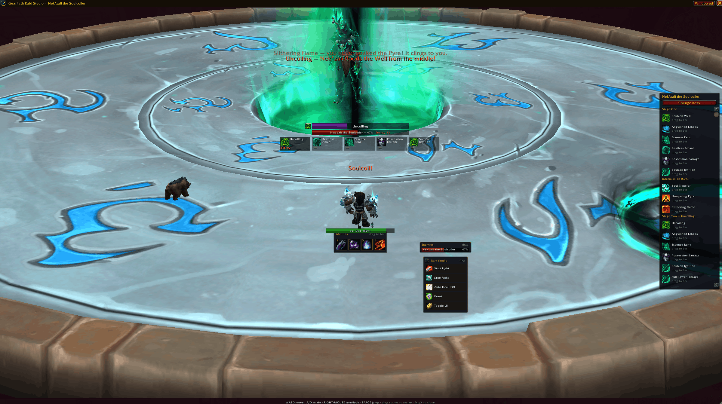 Uncoiling