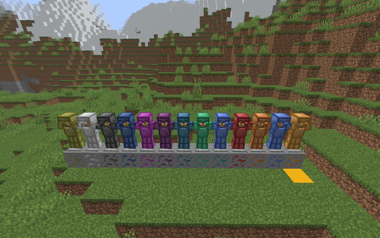 The yellow armor is the best of all