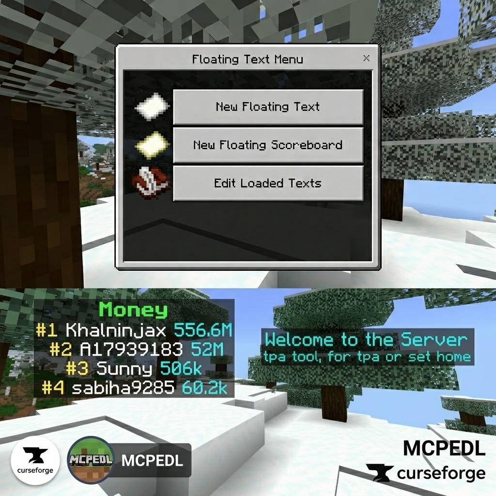 Advanced Floating Text & Scoreboard System — screenshot 1