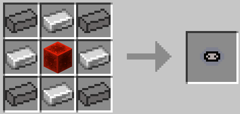 Thumbnail Recipe Involves: 4 Steel Ingot, 4 Iron Ingot, 1 Redstone Block