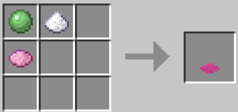 Thumbnail Recipe Involves: 1 Slimeball, 1 Sugar, 1 Pink Dye