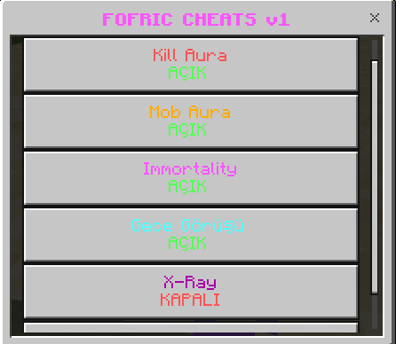 Fofric Cheats — screenshot 1