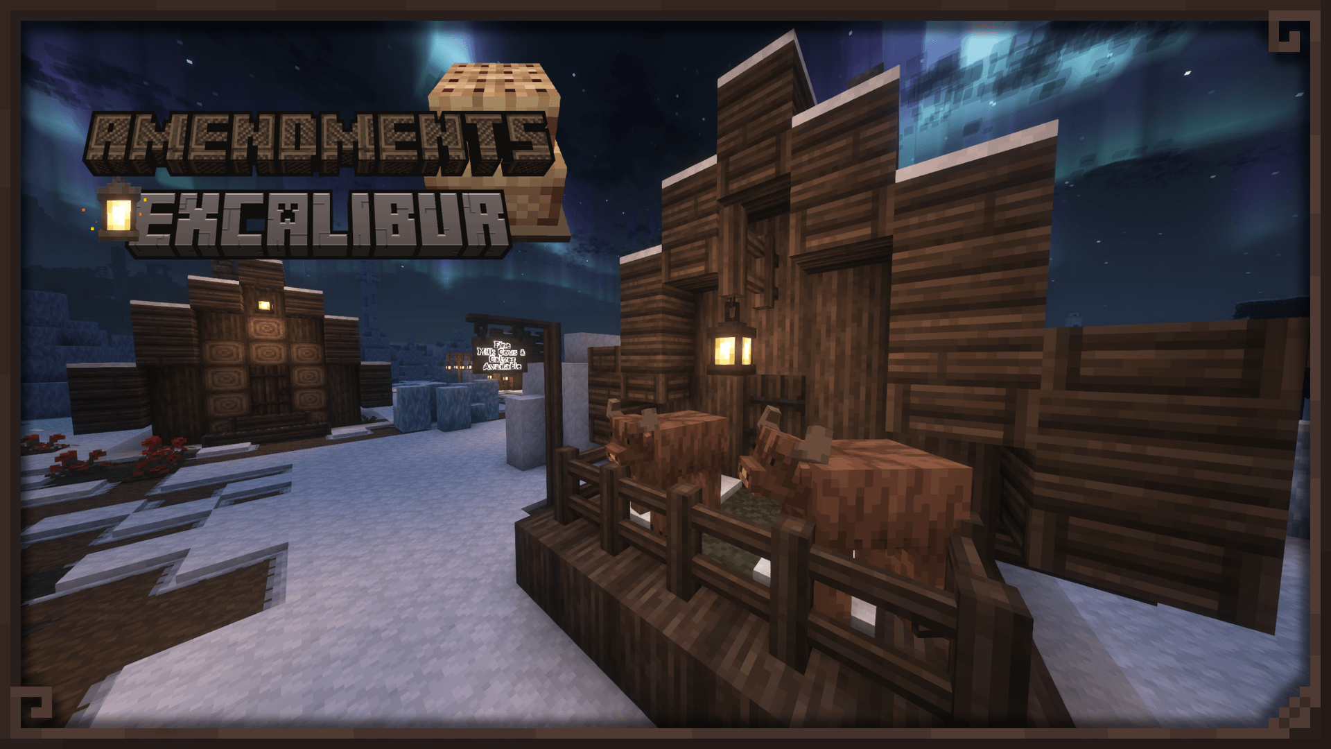From icy lanterns to glowing skies, Excalibur x Amendments captures the heart of winter.