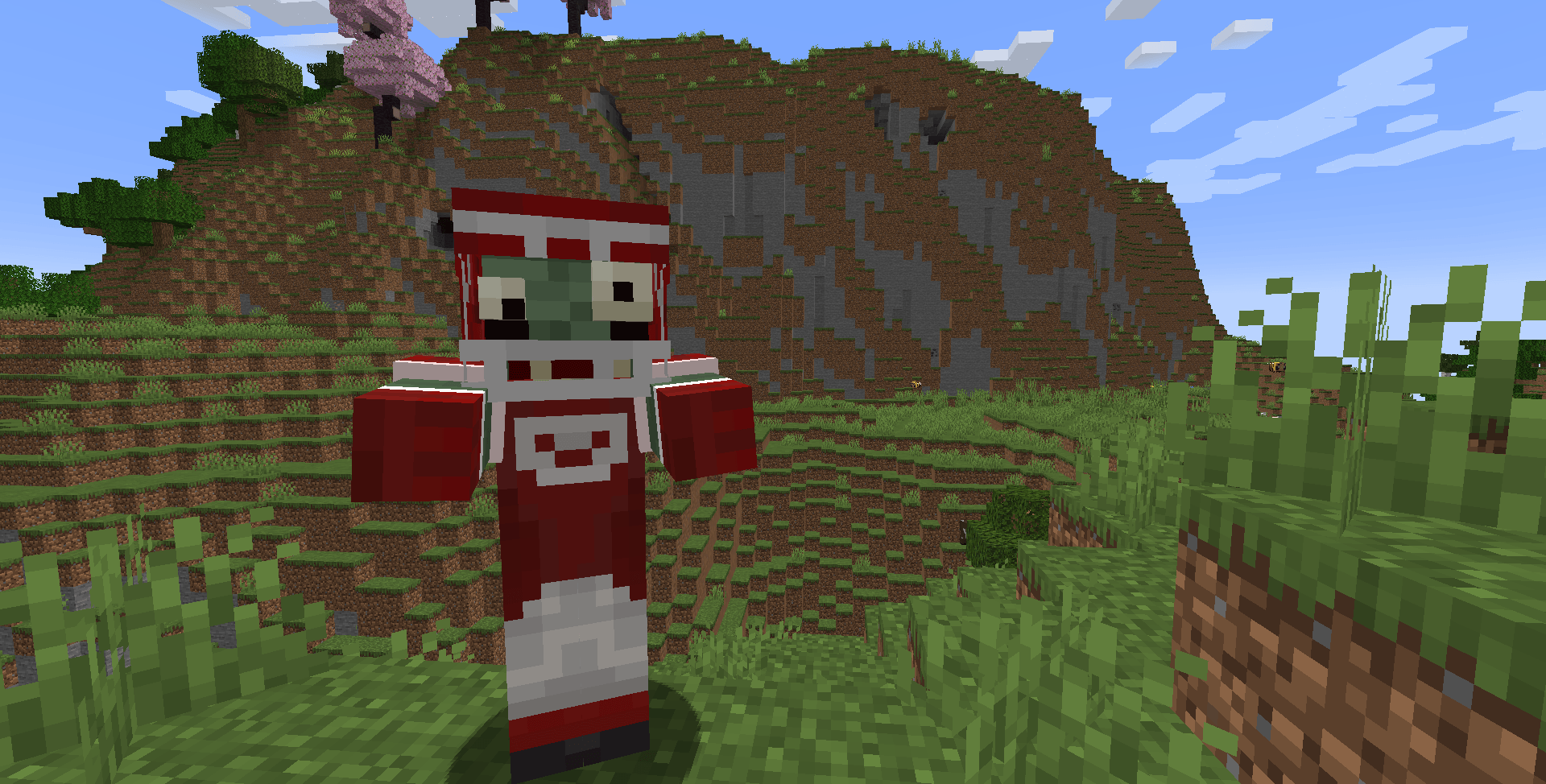 This zombie loves pushing players.