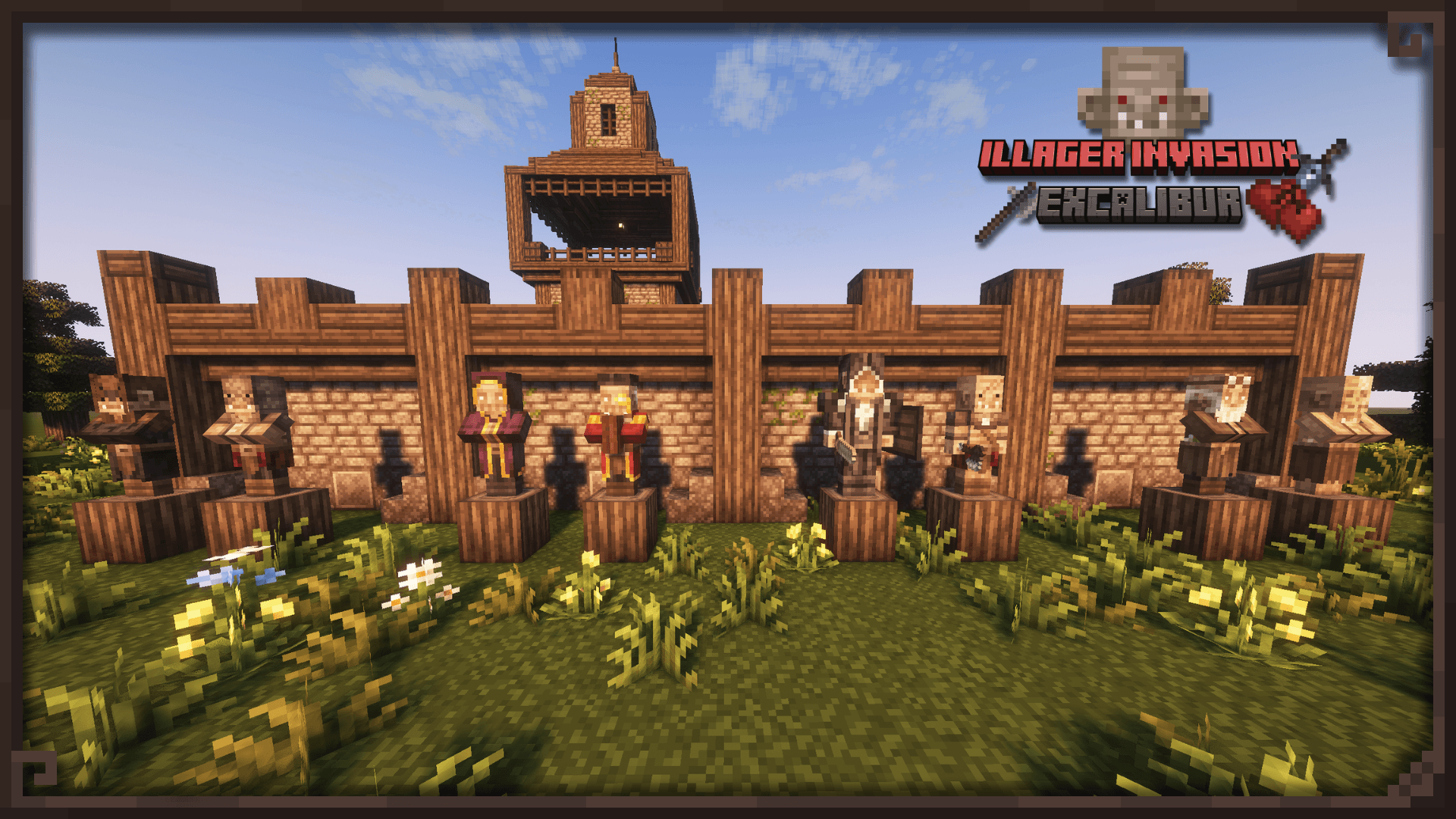 Family photo before the village visit.