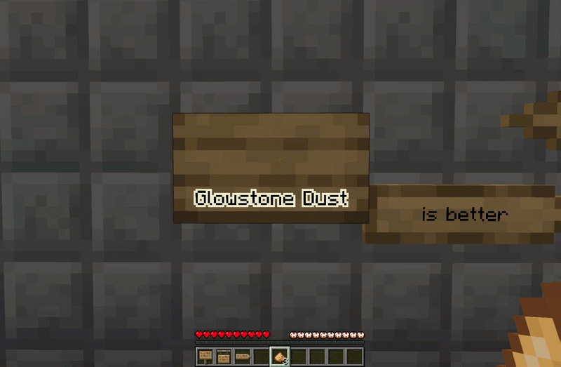 Glowstone Dust is better than Glow Ink