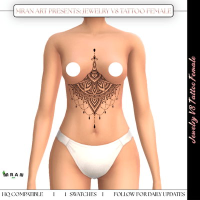 Jewelry V8 Tattoo Female