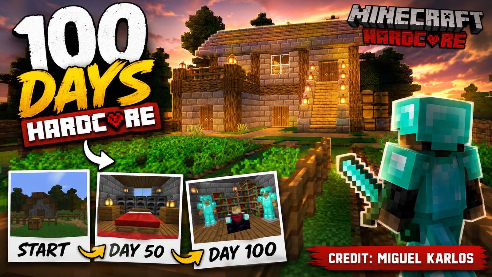 A 100 HARDCORE DAYS CHALLENGE BY MIGUEL KARLOS