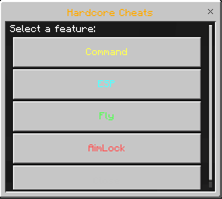 Fofric837's Legal Hardcore Cheats — screenshot 2