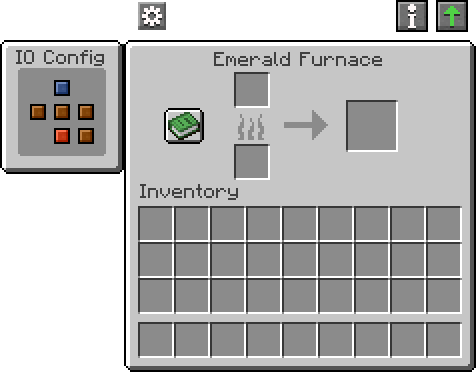 Config Panel of the current machine.