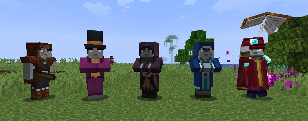 Terran Pillagers - hunter, the conjurer, iceloger, illusioner (Friends&Foes), enchant with mod