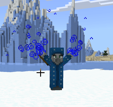 A illusioner casting a spell.