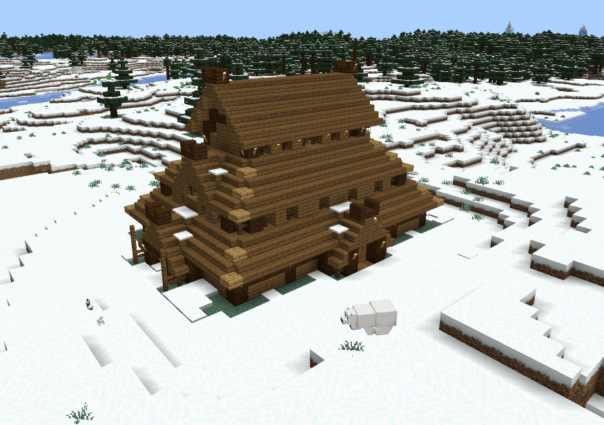 A illusioner house. The illusioner spawns in it.