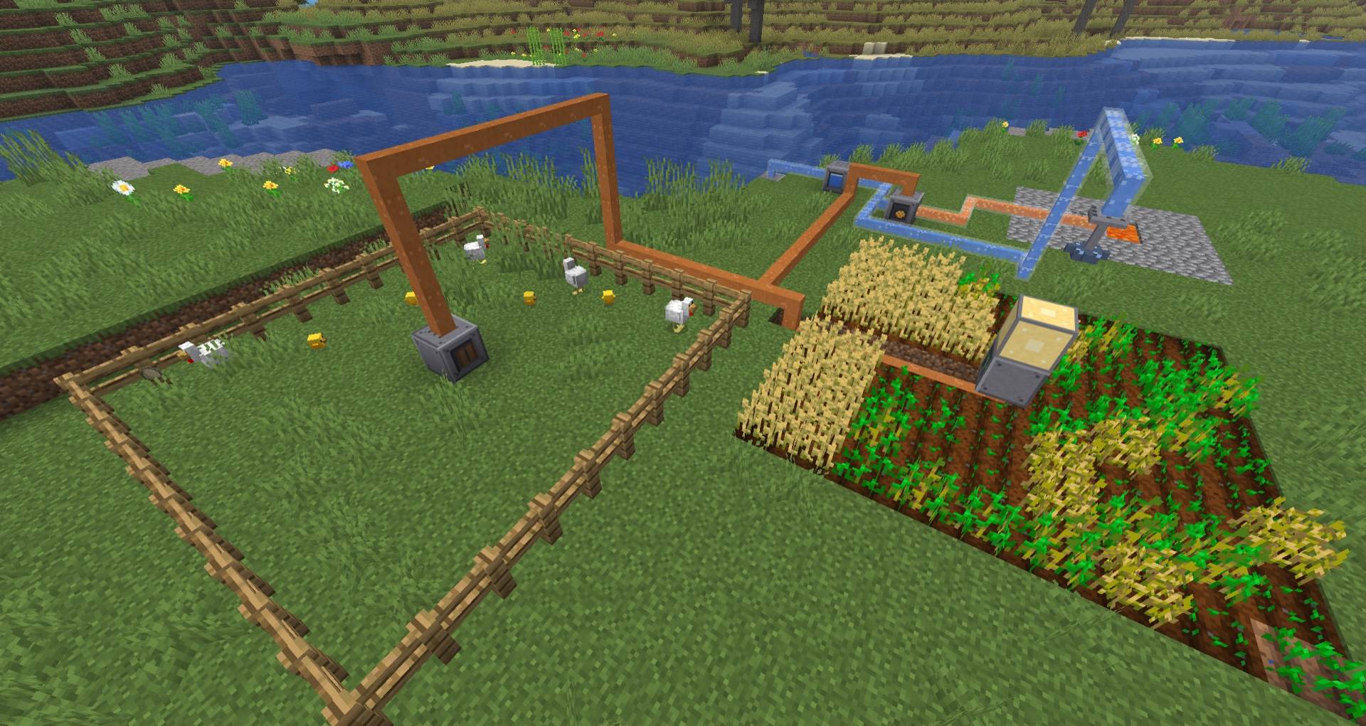 A Ranch Station looks after animals. Provide it with seeds and it will breed the chickens, and harvest their resources