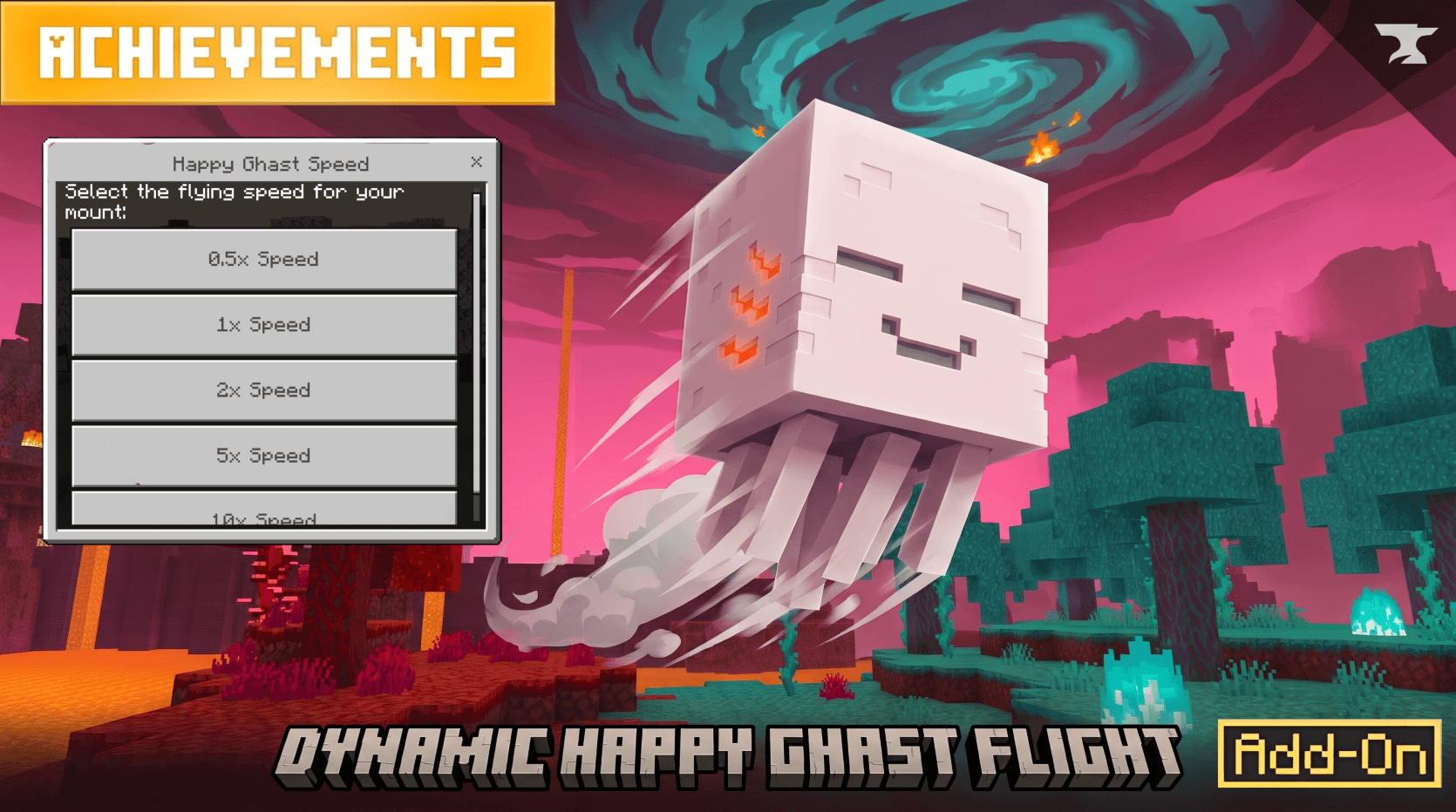 Dynamic Happy Ghast Flight — screenshot 1