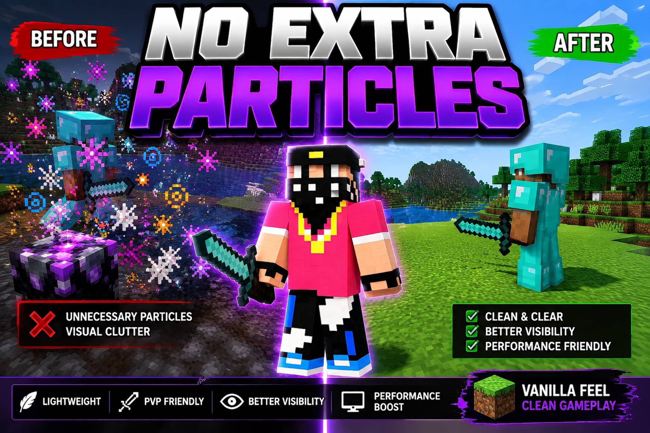 NO EXTRA PARTICALS — screenshot 1