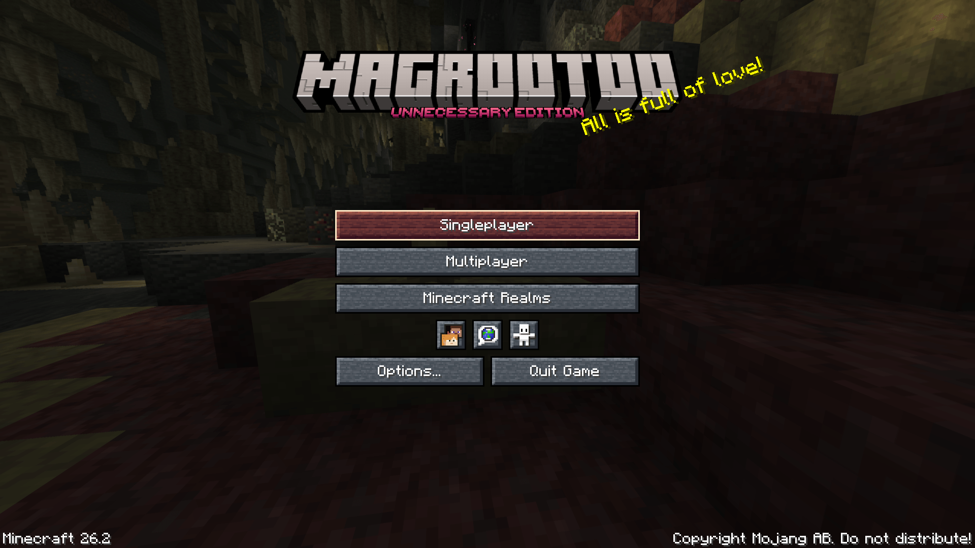 Custom title screen and ui