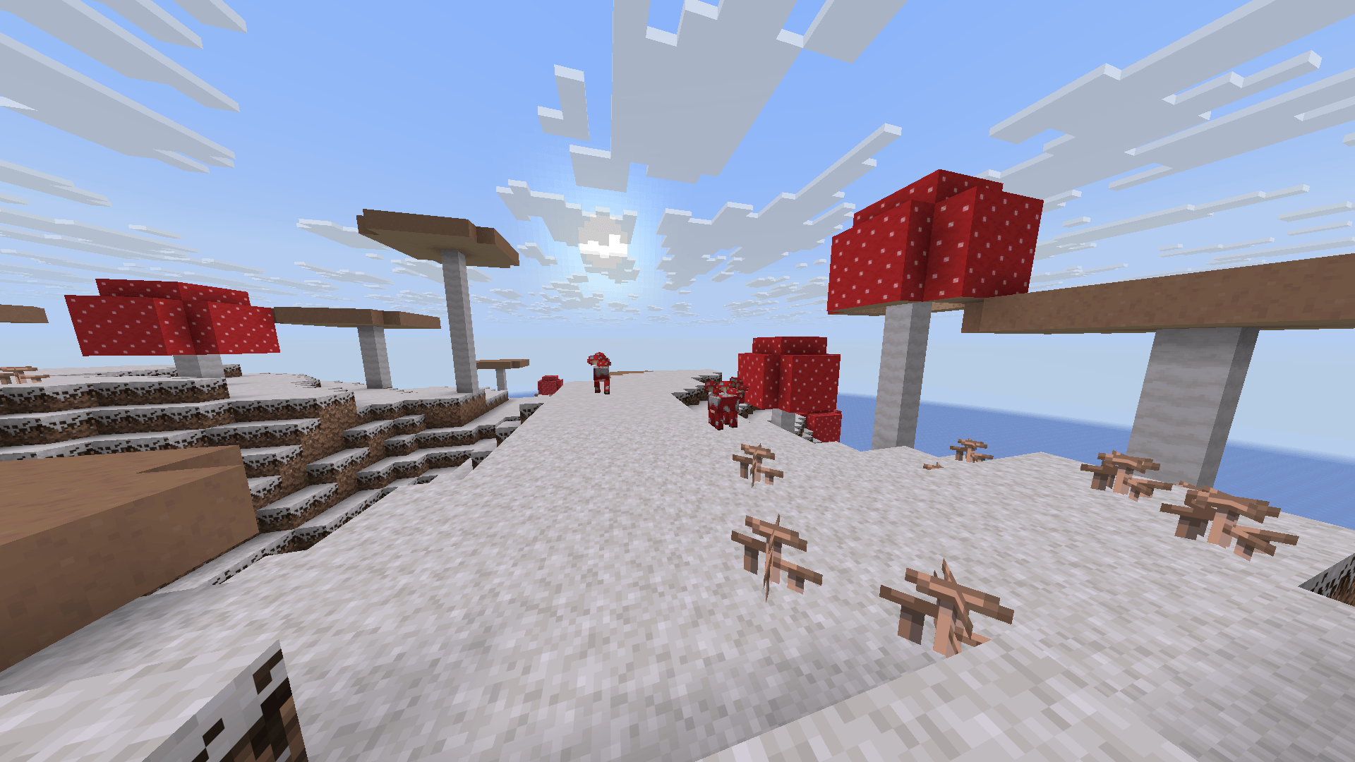 Thumbnail Mushroom Islands with white mold for mycelium and new mushrooms textures