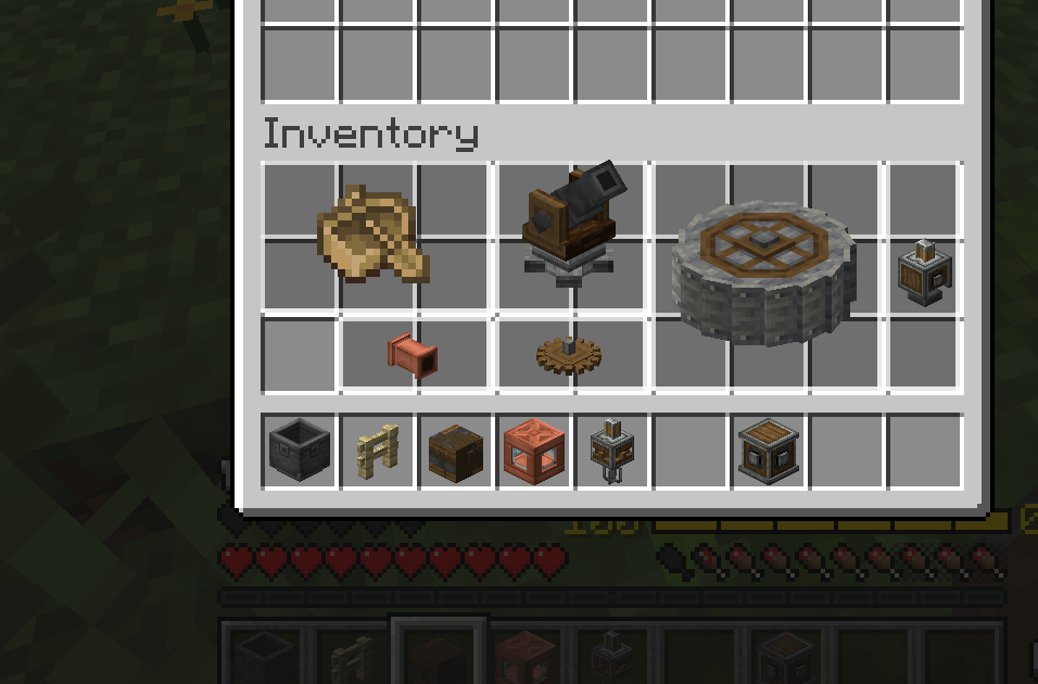 Different sizes for some stuff (50 items or such) - they can still stack though!