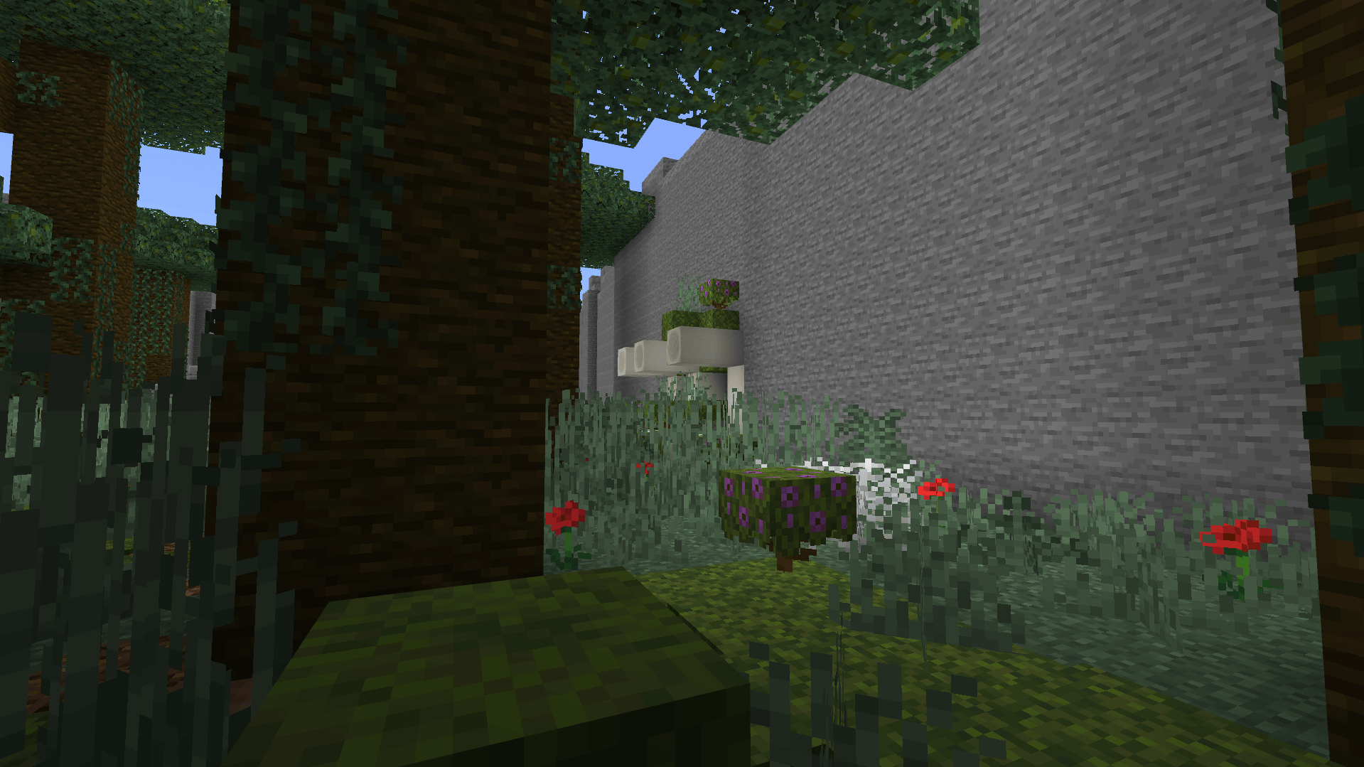 Explore the overgrown jungle and search carefully for hidden secrets and treasure.