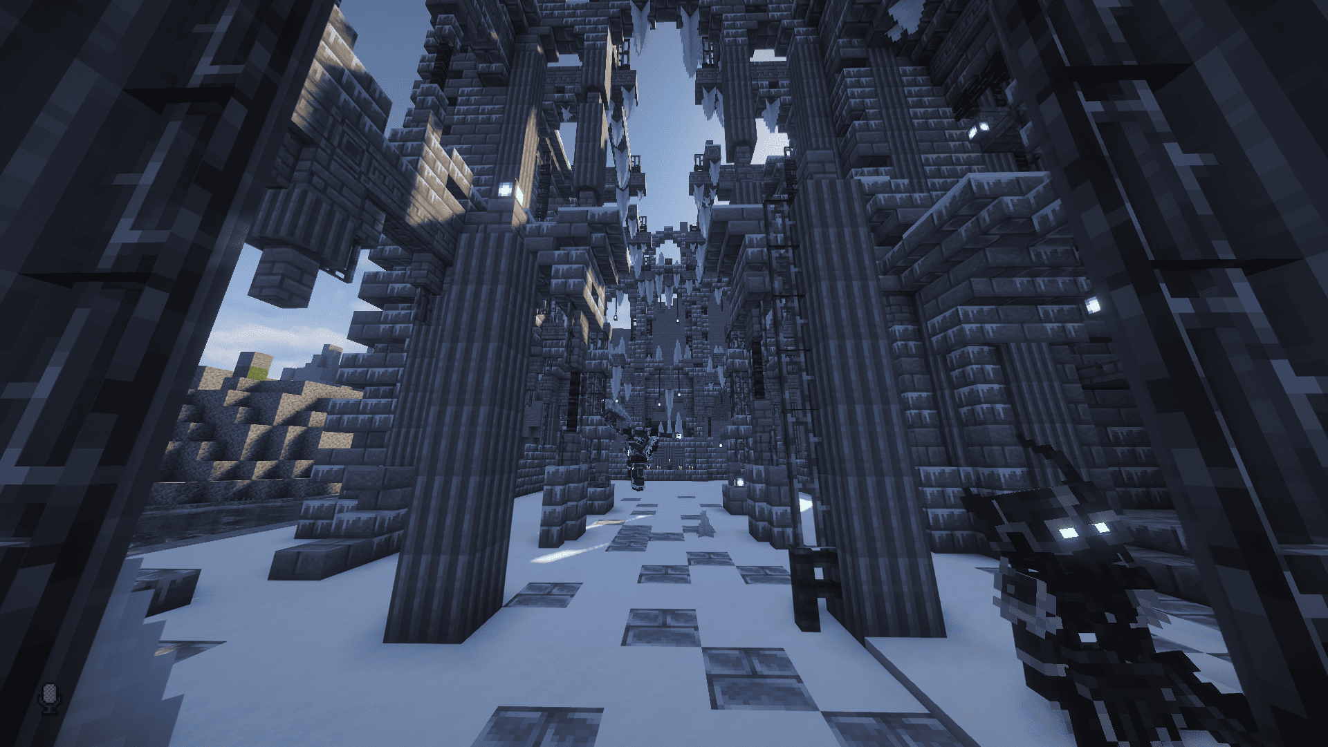 Mysterious structures populate the land...